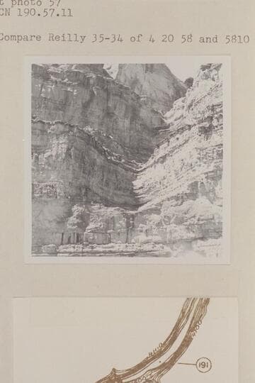 Opposite mouth of Bowdie Canyon at Mile 190.6