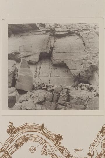 A. G. Turner name painted in black paint at Mile 206.9 right bank in Cataract Canyon