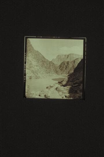 Up from the upper end of the cove at Mile 234.9 above Bridge Canyon Rapid