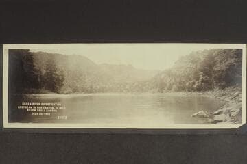 Green River Investigation:  Upstream in Red Canyon, 1/2 Mile Below Skull Canyon