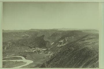 Upper end of Island Park and Whirlpool Canyon