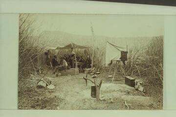 The crew of the second Powell party at Green River, Wyoming