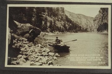 Green River Investigation- Plane table party just below turn in Horseshoe Canyon