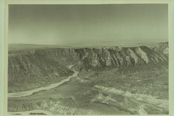 The lower end of Island Park and the entrance to Split Mountain