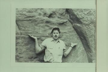 The D I inscription in Whirlpool Canyon at about Mile 222-221 right bank  sent by Ross 1975, Dec. 06