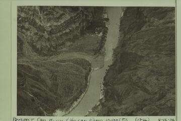 Mouth of Prospect Canyon; Vulcan Rapid.  Approximate flow:  10,500 cfs