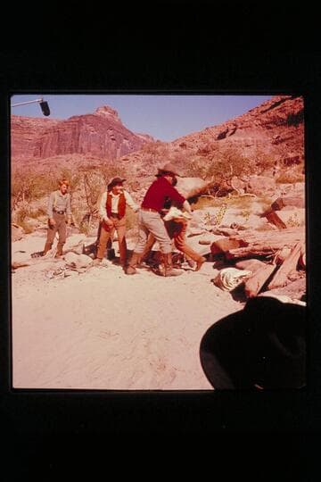 "Ten Who Dared" filming, Nov. 1959