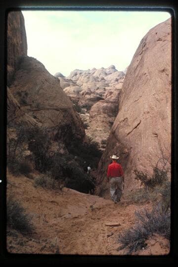 Fault leading into Nasja Creek