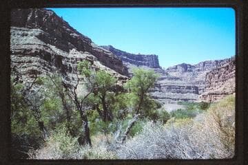 Down Cataract Canyon from inscription at Junction