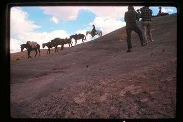 Down to camp west side of Nasja Creek