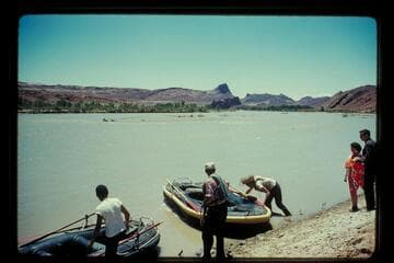Ross party, mouth of Comb Wash