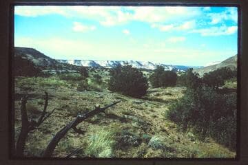 Down Horseshoe Canyon from gate