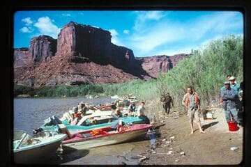 Boats for gas; Mineral Canyon