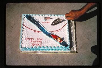 Aleson 70th birthday cake