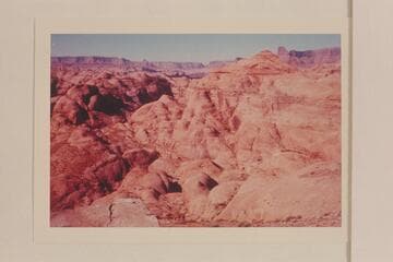 Down into drainage of Lehi Canyon and across to Glen Canyon from the Little Gray Mesa