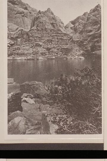 [From stereo] "Views on the Colorado River," Glen Canyon Series, No. 166, Edge of the Water