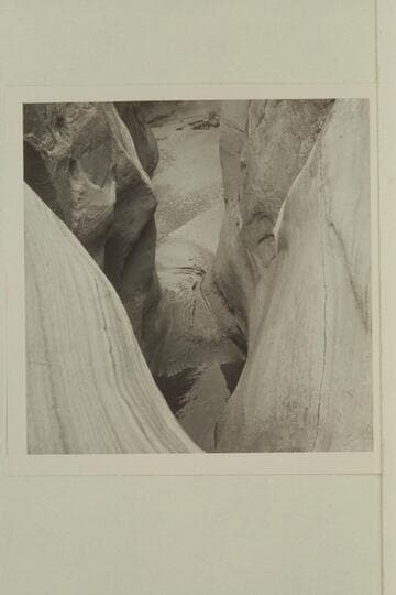 Down the drop-off in the southwest fork of 73.6