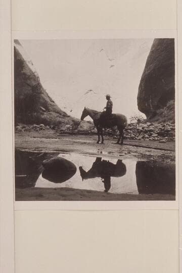 Frank Masland at the mouth of Bridge Canyon