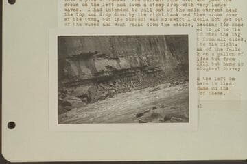 Foot of Dark Canyon Rapid from left bank