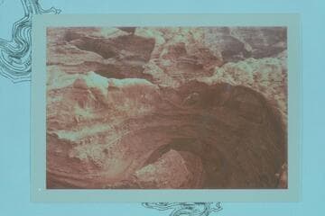 Skyline Natural Arch or Stevens Arch.  Mouth of Stevens Creek