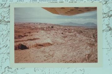 North to the high ground west of Baker Ranch on the Waterpocket Fold