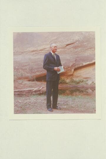 The Flying Bishop Bill Wells just before the Aleson wedding in The Chapel
