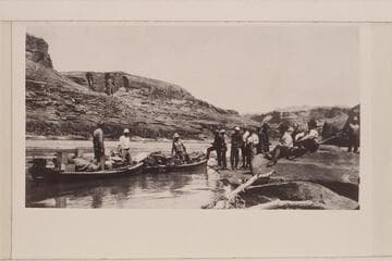 Lunch below Whirlpool Rapids, Mile 105.5