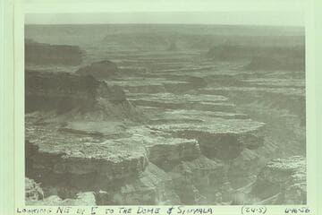Looking northeast by east to The Dome and Sinyala Butte