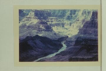 Tanner Mine; Lava Canyon; Chuar and Temple Buttes.  From "Desert View"