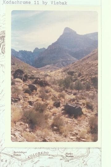 Upper end of Cottonwood Canyon.  No water