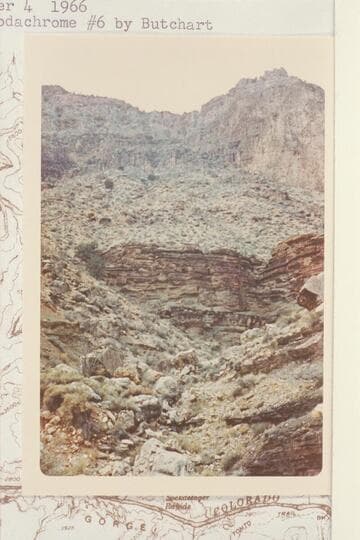 Route up Redwall west of Hance Junction