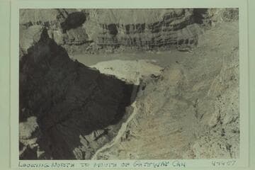 Looking north to mouth of Gateway Canyon