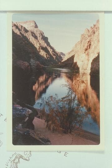 Looking downriver from end of Spur Trail which reaches the river at Mile 80.9