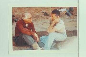 Udall gets the low down from Masland at The Narrows