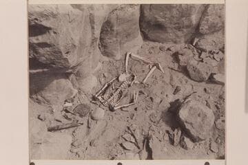 The skeleton above Vaseys Paradise.  Found by Fahrni in 1934