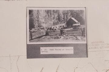 Camp Woolley at Catallo Spring near Bright Angel Point