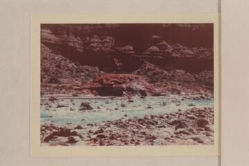 Sipapu in the Little Colorado.  Estimated height of mound:  25 feet