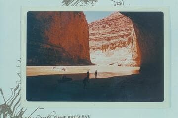 Upriver from inside Redwall Cavern