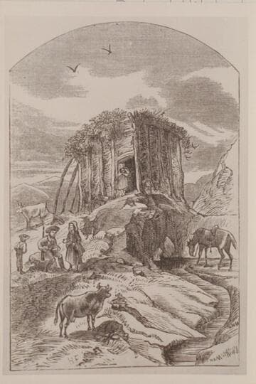 At Jacob's Pool [Rachel Lee and her living quarters]