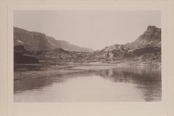 Lees Ferry.  The Lasky party arrived from a Glen Canyon traverse and slept in the fort