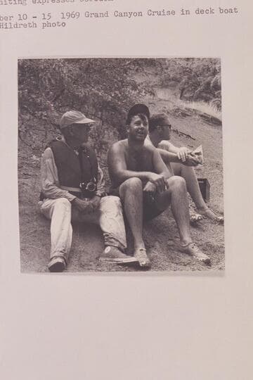 Jim Bob responds.  Dock Marston expresses amazement.  Dave Whiting expresses boredom.  Grand Canyon Cruise in deck boat