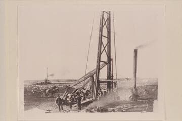 Oil drilling near Goodridge