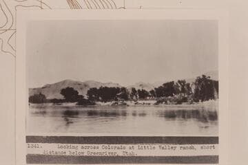 Across the Green River at Little Valley Ranch