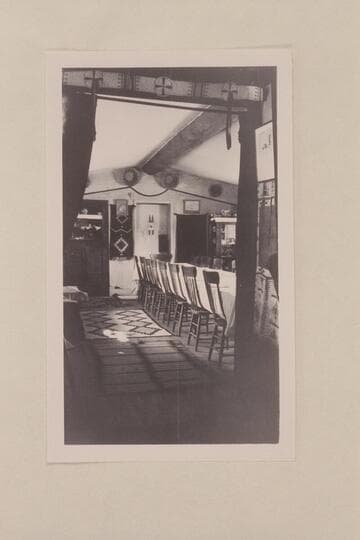 Dining room of Wetherill lodge, Kayenta