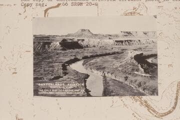 West of south across the Turks Head to Butte 6226 and North Point.  Lizard Rock is upper left and Deadhorse Canyon is upper right