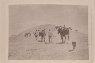 Roosevelt-Wetherill party returning from Rainbow Bridge