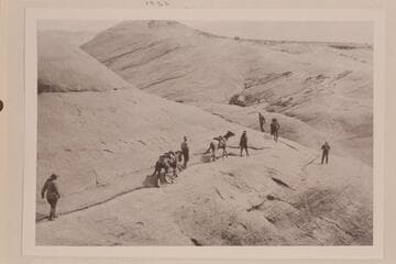 Roosevelt-Wetherill party on the trail to Rainbow Bridge