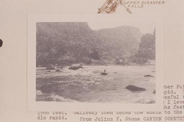 Galloway running Upper Disaster Rapid