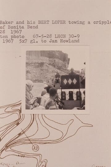 Joe Baker and his "Bert Loper" towing a crippled cruiser out of Bonita Bend