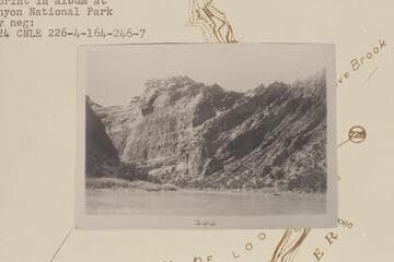 Down Canyon of Lodore to fold at upper end of The Blade from about Mile 226.3